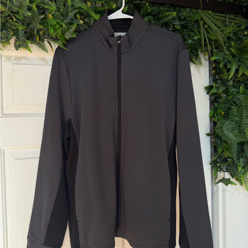 PGA Tour Black and White Patterned Jacket